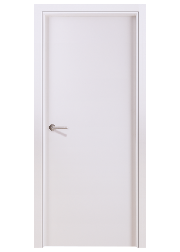 Гладка бяла - боя – Интериорна врата
